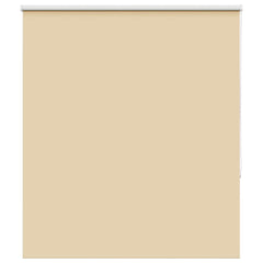 vidaXL Roller Blind Blackout Beige 125x175 cm Fabric Width 121.6 cm Polyester 1