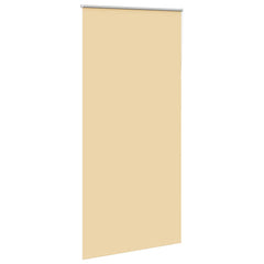 vidaXL Roller Blind Blackout Beige 115x230 cm Fabric Width 110.7 cm Polyester 3
