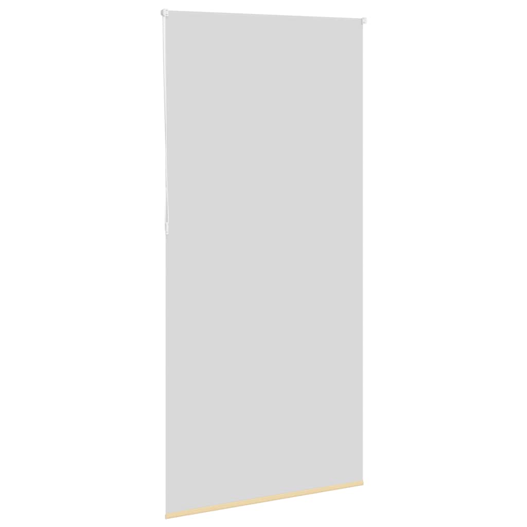 vidaXL Roller Blind Blackout Beige 115x230 cm Fabric Width 110.7 cm Polyester 4