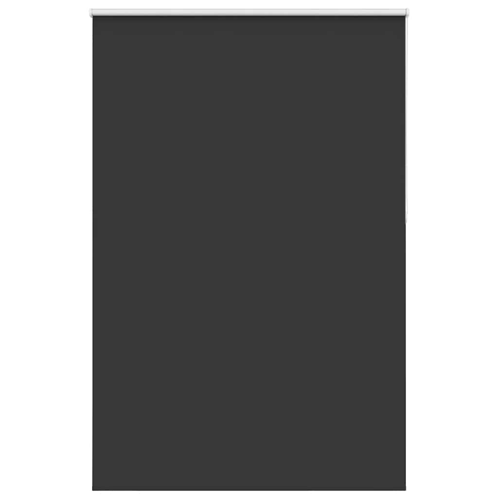 vidaXL Roller Blind Blackout Black 165x210 cm Fabric Width 161.6 cm Polyester 2