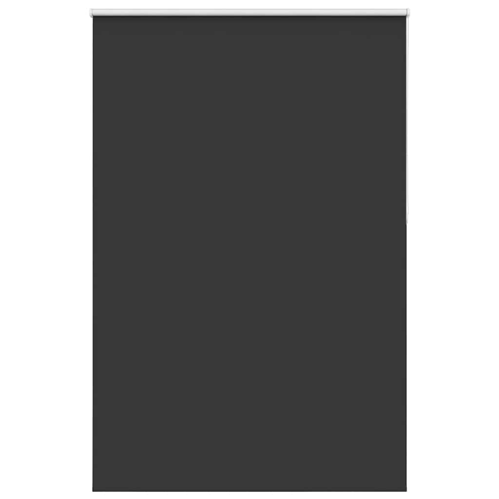 vidaXL Roller Blind Blackout Black 165x230 cm Fabric Width 161.6 cm Polyester 2