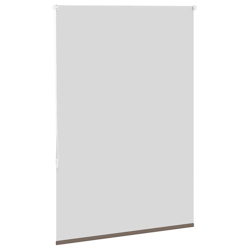 vidaXL Roller Blind Blackout Coffee 110x130 cm Fabric Width 105.7 cm 4