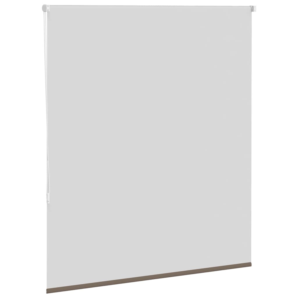 vidaXL Roller Blind Blackout Coffee 130x130 cm Fabric Width 126.6 cm Polyester 4