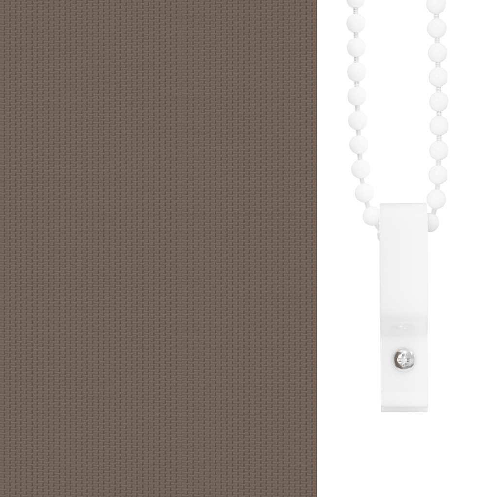 Roller Blind Blackout 105x150 cm Fabric Width 100.7 cm Coffee 125 cm