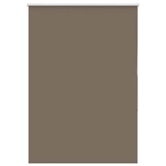 vidaXL Roller Blind Blackout Coffee 110x175 cm Fabric Width 105.7 cm Polyester 2