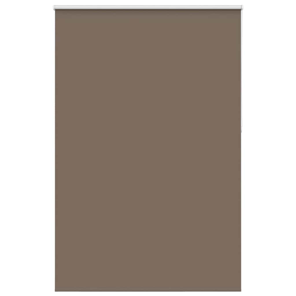 vidaXL Roller Blind Blackout Coffee 160x210 cm Fabric Width 156.6 cm Polyester 2
