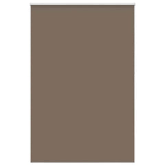 vidaXL Roller Blind Blackout Coffee 160x210 cm Fabric Width 156.6 cm Polyester 2