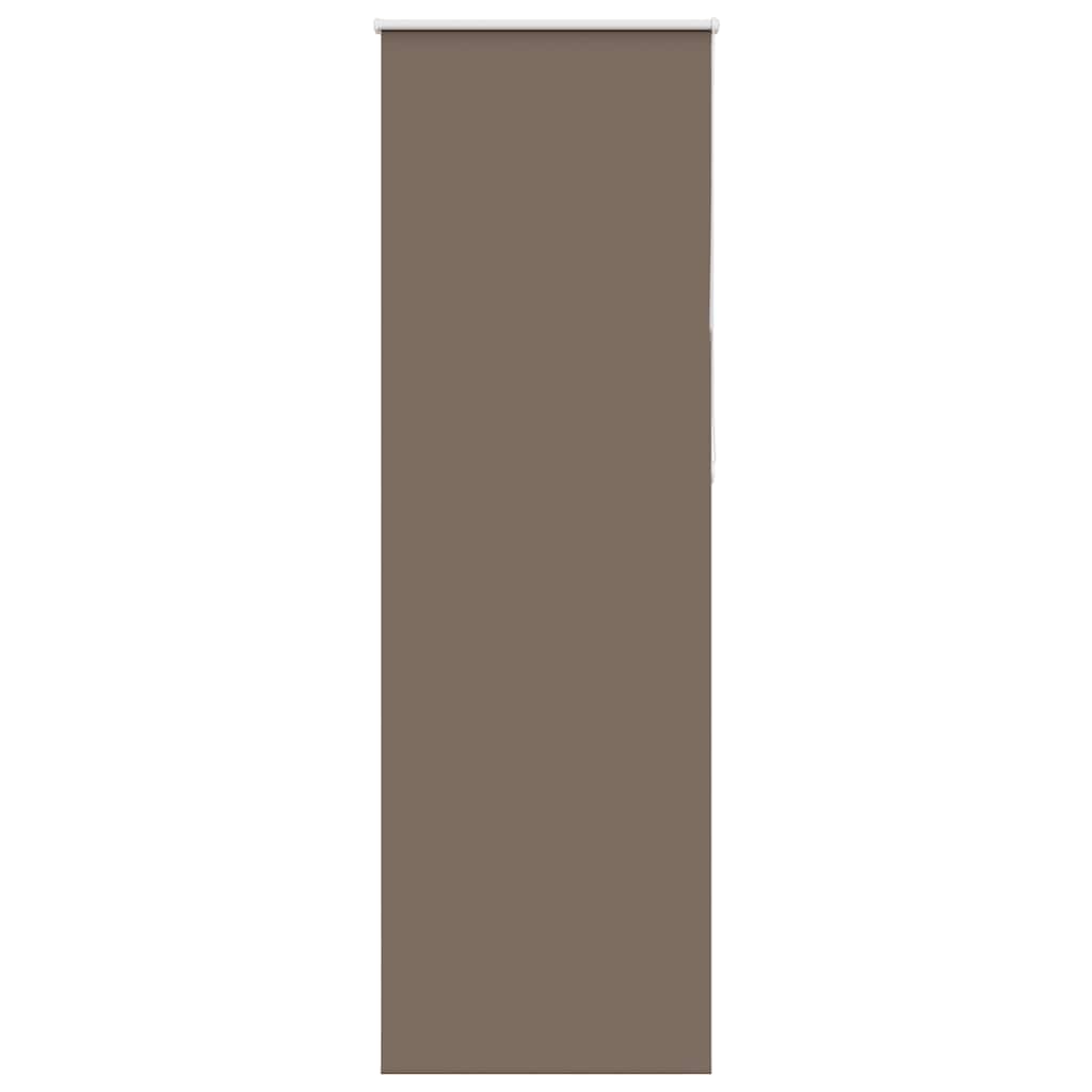 vidaXL Roller Blind Blackout Coffee 80x230 cm Fabric Width 75.7 cm Polyester 2