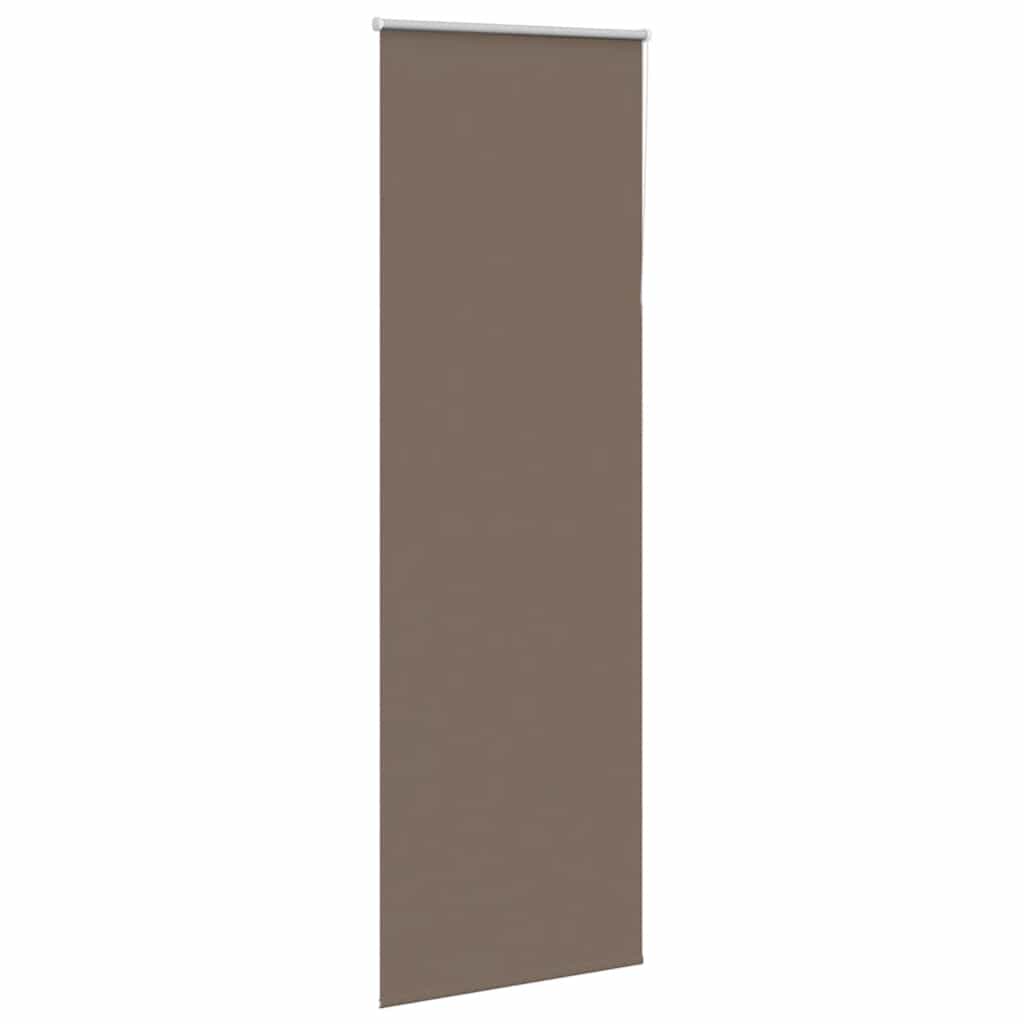 vidaXL Roller Blind Blackout Coffee 80x230 cm Fabric Width 75.7 cm Polyester 3