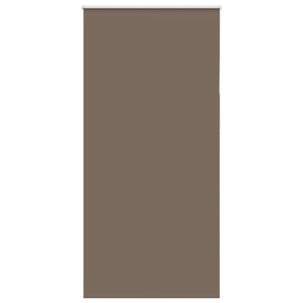 vidaXL Roller Blind Blackout Coffee 100x230 cm Fabric Width 95.7 cm 2
