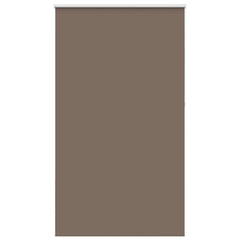 vidaXL Roller Blind Blackout Coffee 130x230 cm Fabric Width 126.6 cm Polyester 2