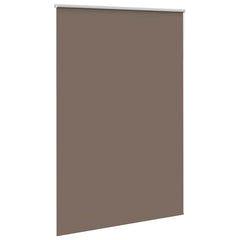 vidaXL Roller Blind Blackout Coffee 165x230 cm Fabric Width 161.6 cm Polyester 3