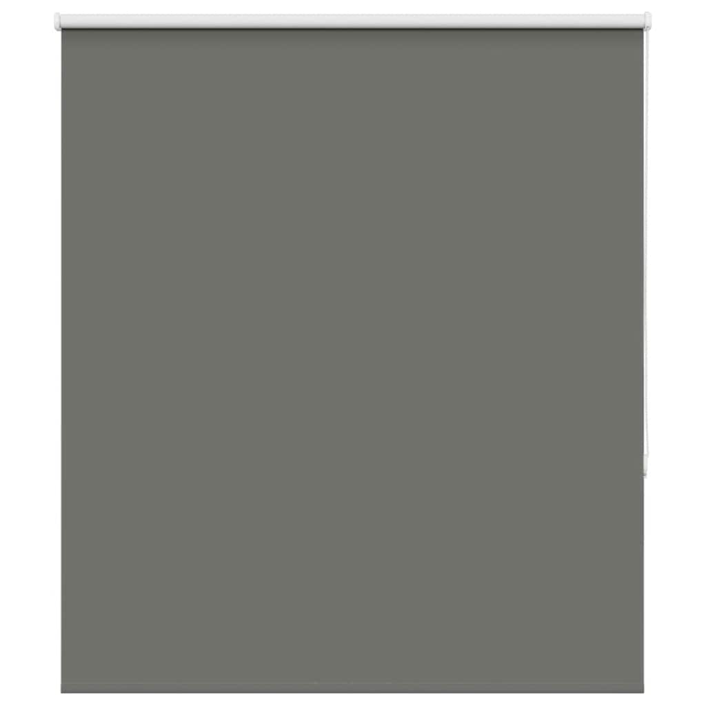 vidaXL Roller Blind Blackout Grey 125x130 cm Fabric Width 121.6 cm Polyester 2