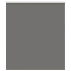 vidaXL Roller Blind Blackout Grey 140x175 cm Fabric Width 136.6 cm Polyester 1