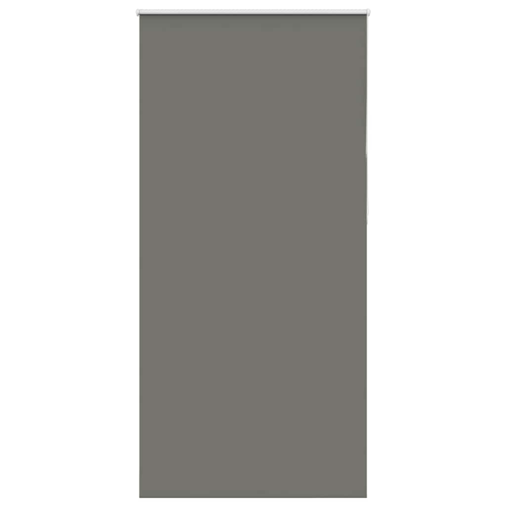 vidaXL Roller Blind Blackout Grey 90x210 cm Fabric Width 85.7 cm Polyester 1