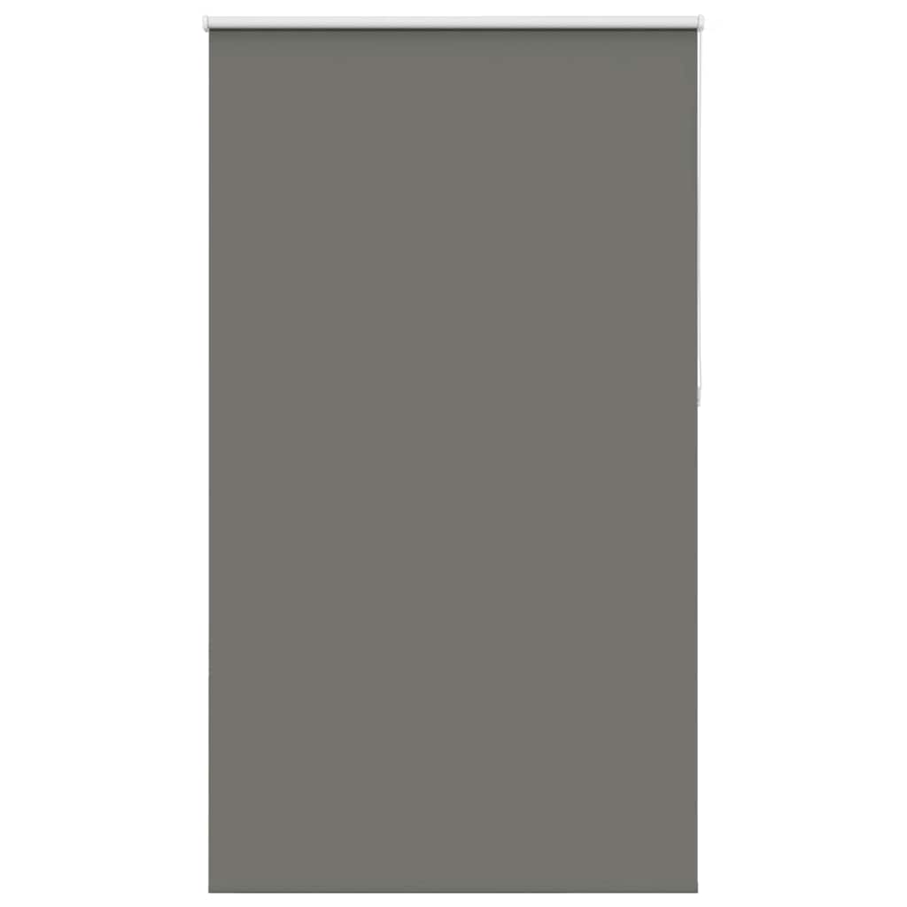 vidaXL Roller Blind Blackout Grey 120x210 cm Fabric Width 116.6 cm Polyester 1