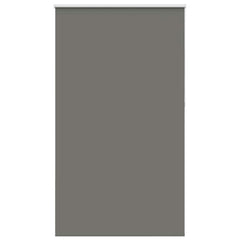 vidaXL Roller Blind Blackout Grey 120x210 cm Fabric Width 116.6 cm Polyester 1