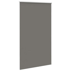 vidaXL Roller Blind Blackout Grey 120x210 cm Fabric Width 116.6 cm Polyester 3