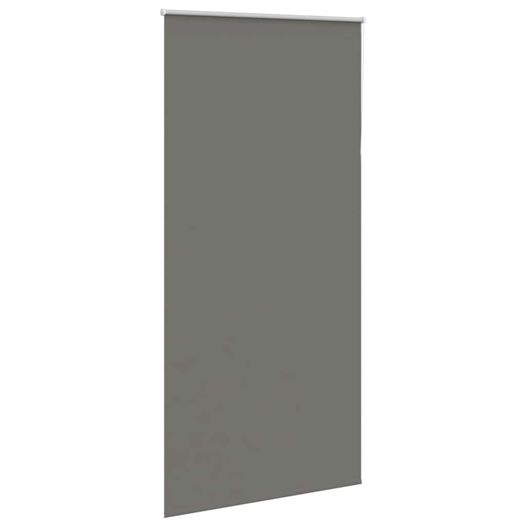 vidaXL Roller Blind Blackout Grey 110x230 cm Fabric Width 105.7 cm Polyester 3