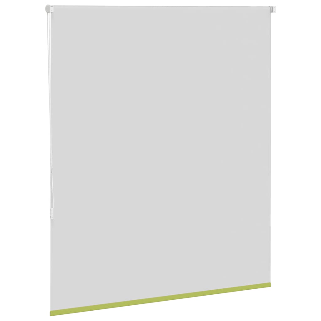 vidaXL Roller Blind Blackout Leaves Green 135x130 cm Fabric Width 131.6 cm Polyester 4
