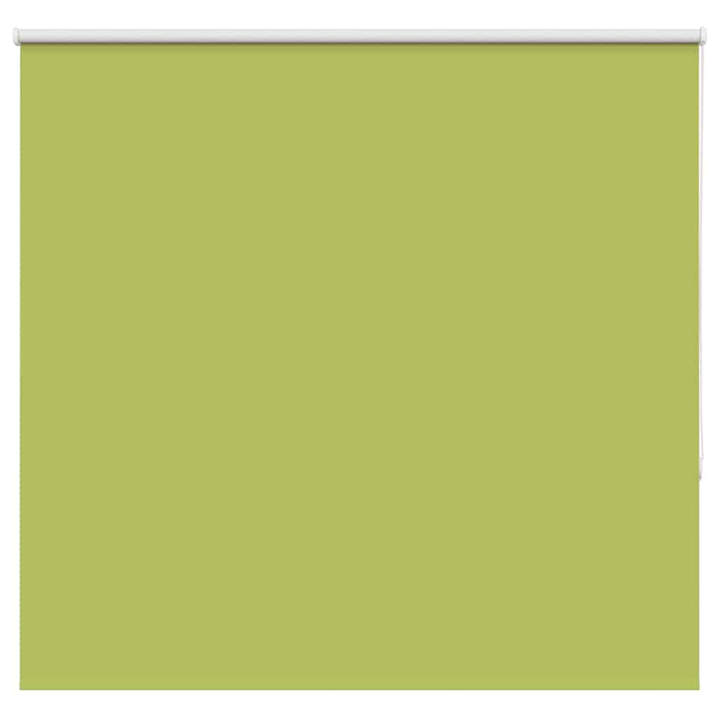 vidaXL Roller Blind Blackout Leaves Green 150x130 cm Fabric Width 146.6 cm Polyester 1
