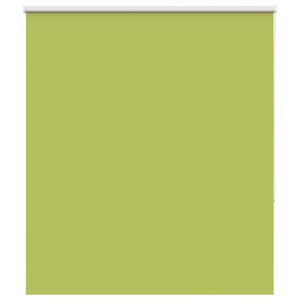 vidaXL Roller Blind Blackout Leaves Green 125x150 cm Fabric Width 121.6 cm Polyester 1
