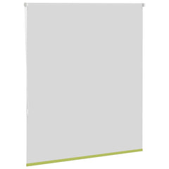 vidaXL Roller Blind Blackout Leaves Green 125x150 cm Fabric Width 121.6 cm Polyester 4