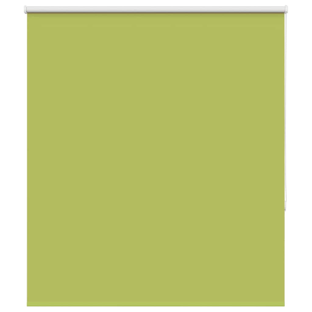 vidaXL Roller Blind Blackout Leaves Green 135x150 cm Fabric Width 131.6 cm Polyester 1