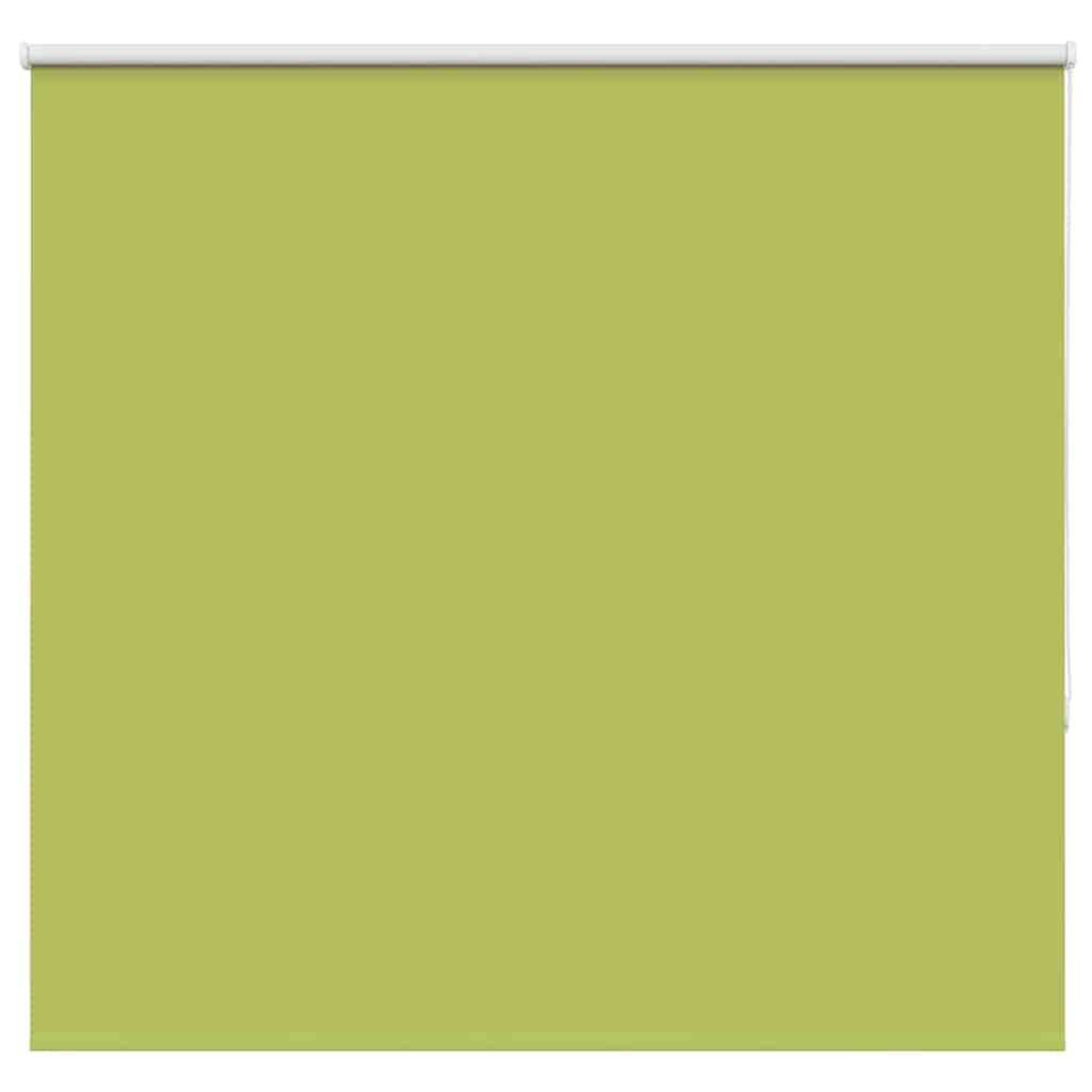 vidaXL Roller Blind Blackout Leaves Green 145x150 cm Fabric Width 141.6 cm Polyester 1