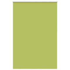 vidaXL Roller Blind Blackout Leaves Green 145x230 cm Fabric Width 141.6 cm Polyester 1