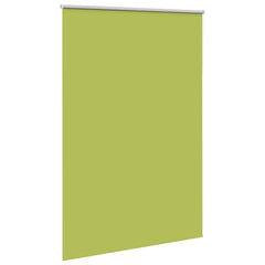 vidaXL Roller Blind Blackout Leaves Green 145x230 cm Fabric Width 141.6 cm Polyester 3