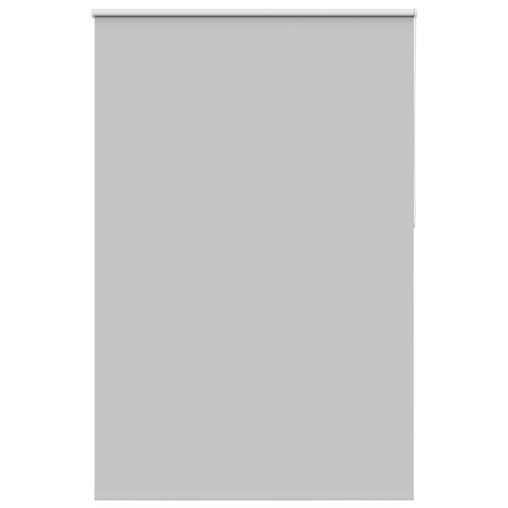 vidaXL Roller Blind Blackout Light Grey 165x210 cm Fabric Width 161.6 cm Polyester 1