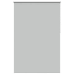 vidaXL Roller Blind Blackout Light Grey 160x230 cm Fabric Width 156.6 cm Polyester 1