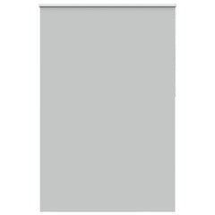 vidaXL Roller Blind Blackout Light Grey 165x230 cm Fabric Width 161.6 cm Polyester 1
