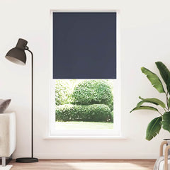 vidaXL Roller Blind Blackout Marine 115x210 cm Fabric Width 110.7 cm Polyester 2