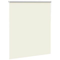 vidaXL Roller Blind Blackout Off White 125x150 cm Fabric Width 121.6 cm Polyester 3