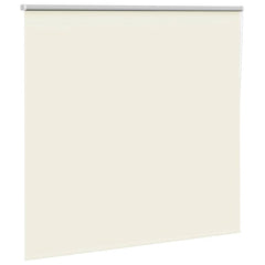 vidaXL Roller Blind Blackout Off White 145x150 cm Fabric Width 141.6 cm Polyester 3