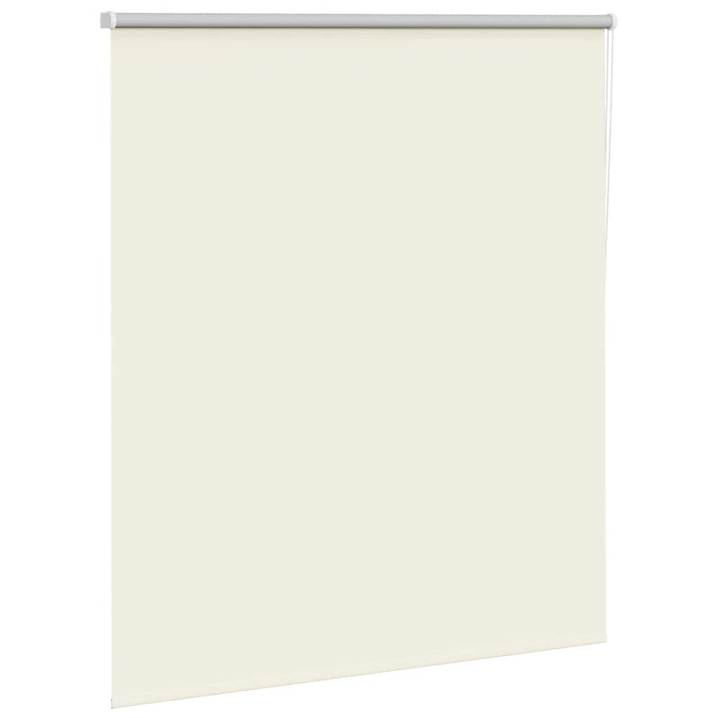 vidaXL Roller Blind Blackout Off White 120x175 cm Fabric Width 116.6 cm Polyester 3