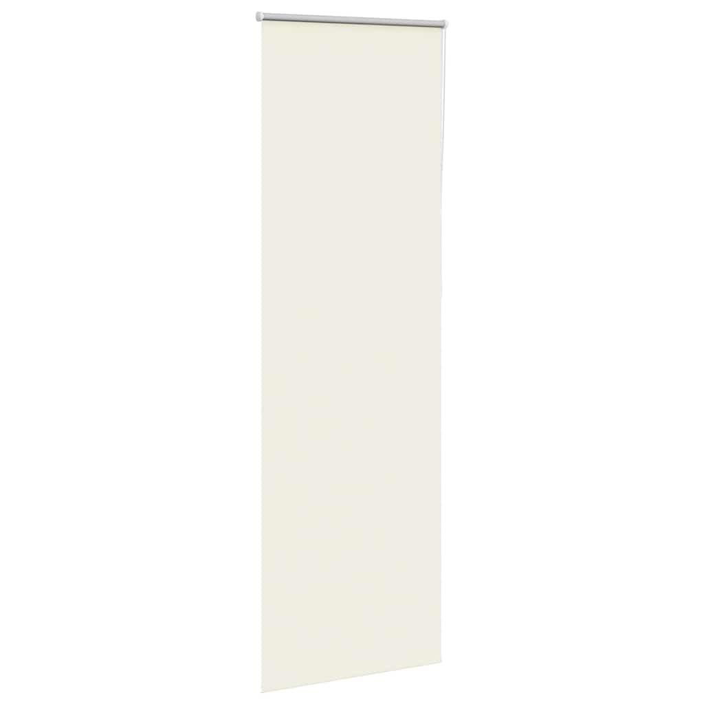 vidaXL Roller Blind Blackout Off White 75x210 cm Fabric Width 70.7 cm Polyester 3