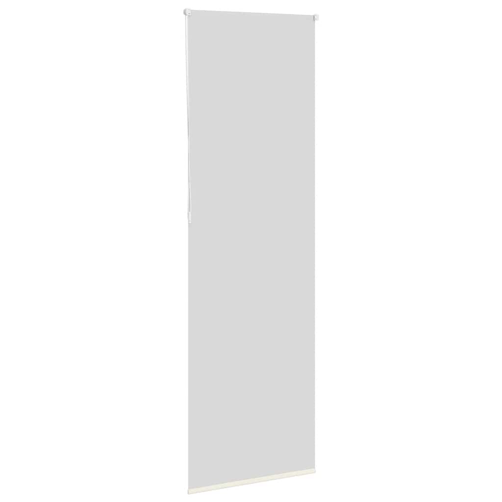 vidaXL Roller Blind Blackout Off White 75x210 cm Fabric Width 70.7 cm Polyester 4