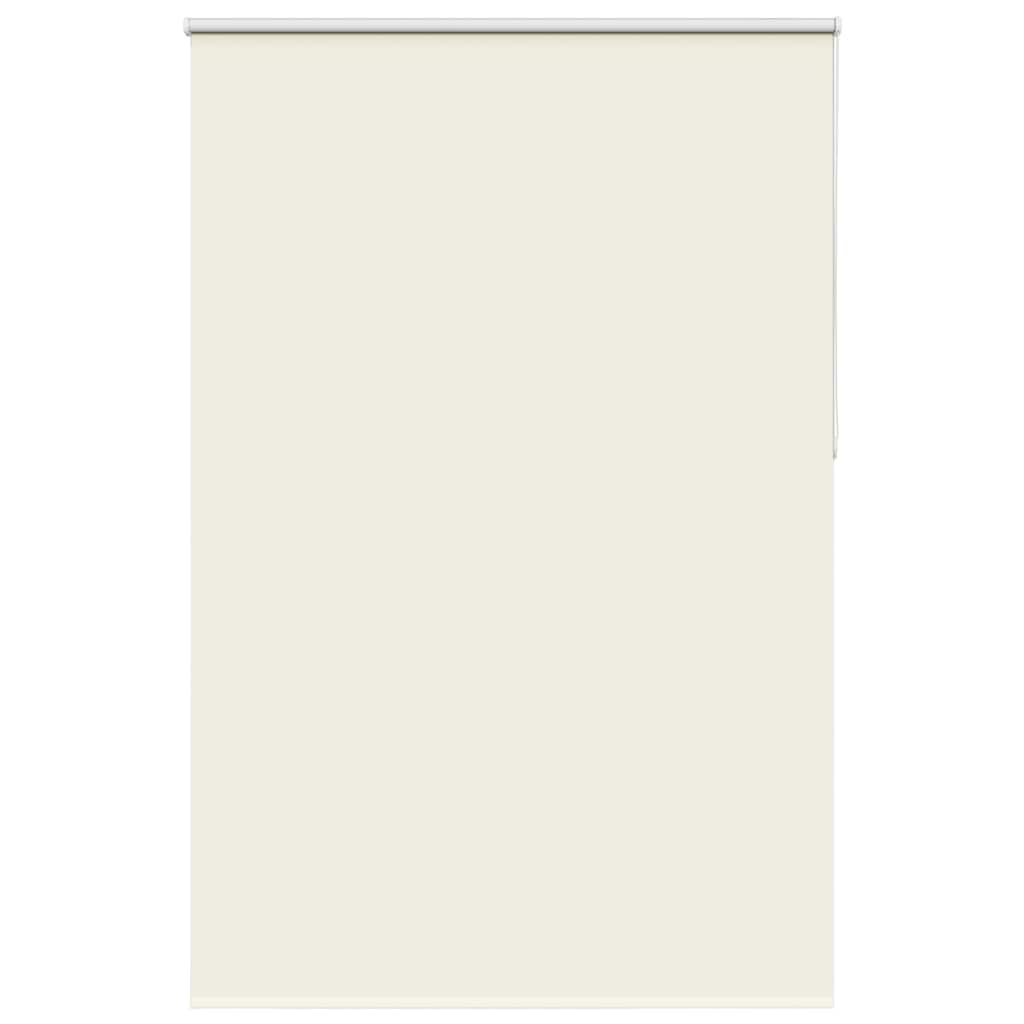 vidaXL Roller Blind Blackout Off White 160x210 cm Fabric Width 156.6 cm Polyester 1