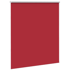 vidaXL Roller Blind Blackout Red 135x150 cm Fabric Width 131.6 cm Polyester 3
