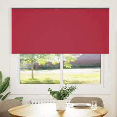 vidaXL Roller Blind Blackout Red 160x175 cm Fabric Width 156.6 cm Polyester 1
