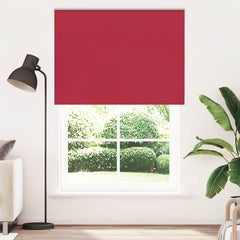 vidaXL Roller Blind Blackout Red 155x210 cm Fabric Width 151.6 cm Polyester 1
