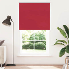 vidaXL Roller Blind Blackout Red 125x230 cm Fabric Width 121.6 cm Polyester 1