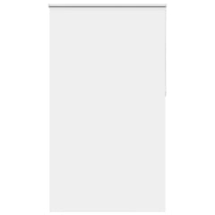 vidaXL Roller Blind Blackout White 120x210 cm Fabric Width 116.6 cm Polyester 1