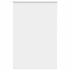 vidaXL Roller Blind Blackout White 160x210 cm Fabric Width 156.6 cm Polyester 1