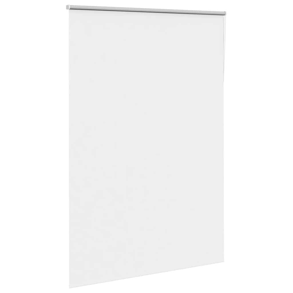 vidaXL Roller Blind Blackout White 165x210 cm Fabric Width 161.6 cm Polyester 3