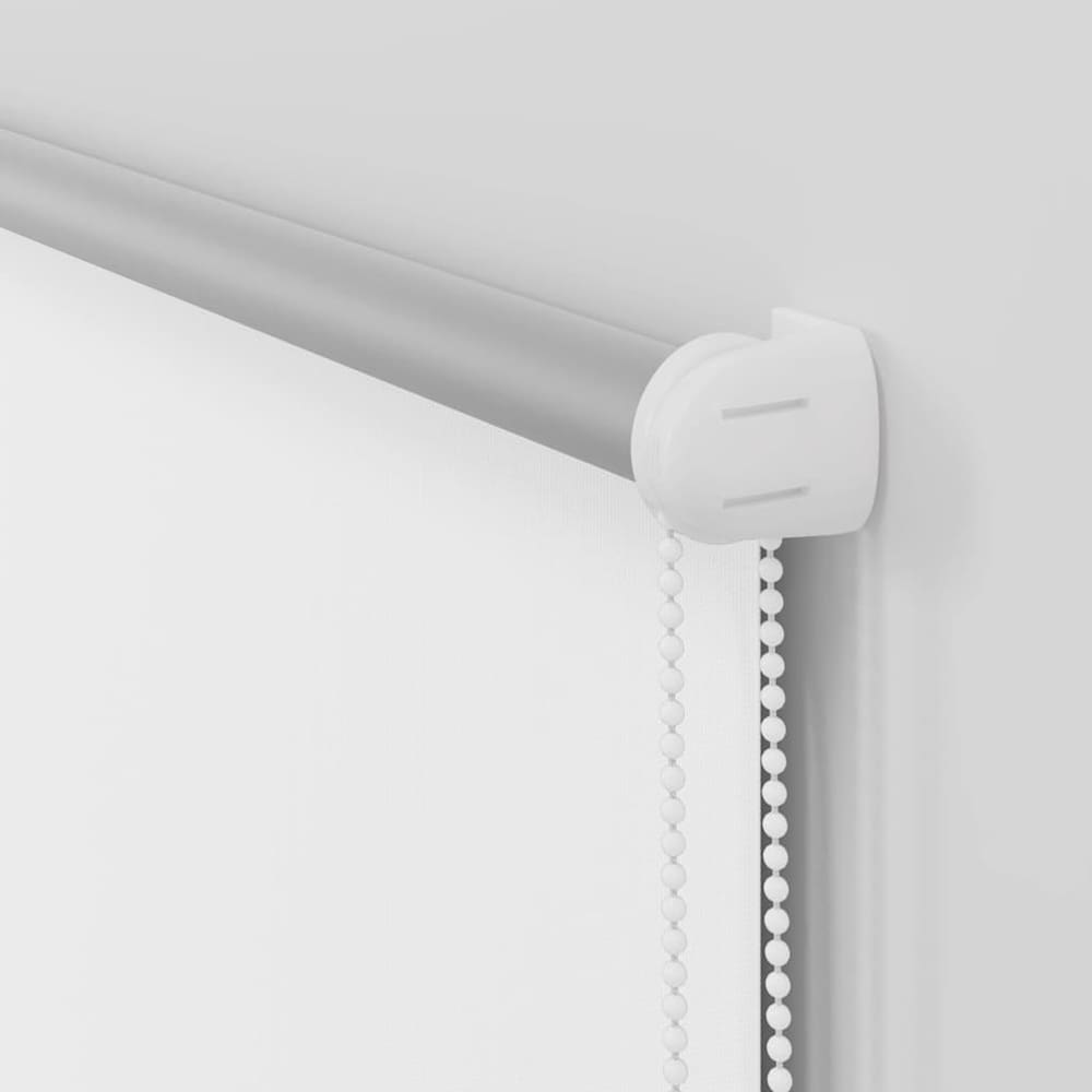 vidaXL Roller Blind Blackout White 90x230 cm Fabric Width 85.7 cm 6