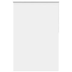vidaXL Roller Blind Blackout White 165x230 cm Fabric Width 161.6 cm Polyester 1